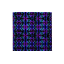 Load image into Gallery viewer, Teal / Purple / Black Native Blanket Print Bandana