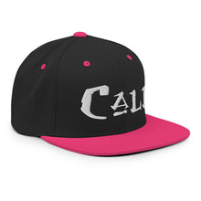 Load image into Gallery viewer, Cali / White Embroidered Snapback Hat