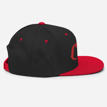 Load image into Gallery viewer, Cali - Red Embroidered Snapback Hat