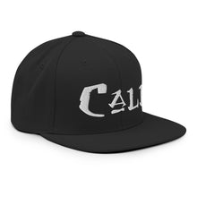 Load image into Gallery viewer, Cali / White Embroidered Snapback Hat