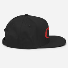 Load image into Gallery viewer, Cali - Red Embroidered Snapback Hat