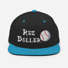 Load image into Gallery viewer, Rez Baller - Baseball Embroidered Snapback Hat
