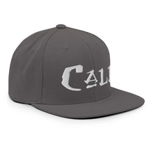 Load image into Gallery viewer, Cali / White Embroidered Snapback Hat