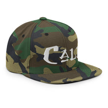 Load image into Gallery viewer, Cali / White Embroidered Snapback Hat