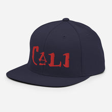 Load image into Gallery viewer, Cali - Red Embroidered Snapback Hat