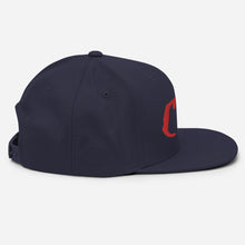 Load image into Gallery viewer, Cali - Red Embroidered Snapback Hat