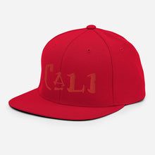 Load image into Gallery viewer, Cali - Red Embroidered Snapback Hat
