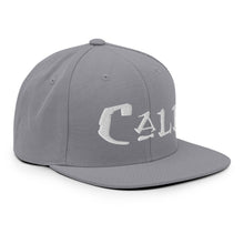 Load image into Gallery viewer, Cali / White Embroidered Snapback Hat