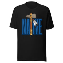 Load image into Gallery viewer, Native Tomahawk  ( Blue ) Unisex t-shirt
