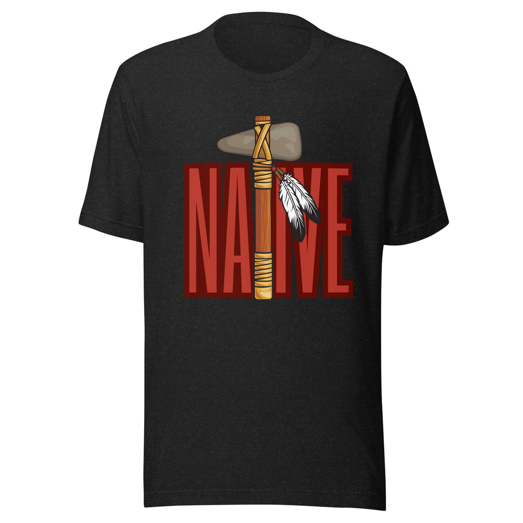 Native Tomahawk  ( Red ) Unisex t-shirt