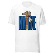 Load image into Gallery viewer, Native Tomahawk  ( Blue ) Unisex t-shirt
