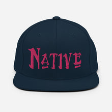 Load image into Gallery viewer, Native - Pink Embroidered Snapback Hat
