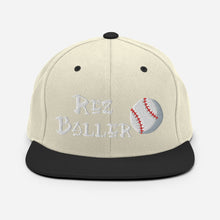 Load image into Gallery viewer, Rez Baller - Baseball Embroidered Snapback Hat
