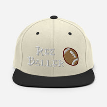 Load image into Gallery viewer, Rez Baller - Football Embroidered Snapback Hat
