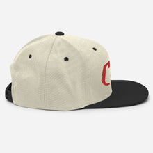 Load image into Gallery viewer, Cali - Red Embroidered Snapback Hat
