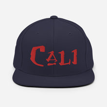 Load image into Gallery viewer, Cali - Red Embroidered Snapback Hat
