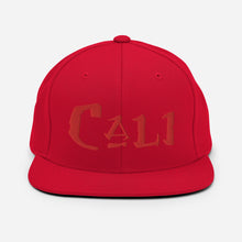 Load image into Gallery viewer, Cali - Red Embroidered Snapback Hat
